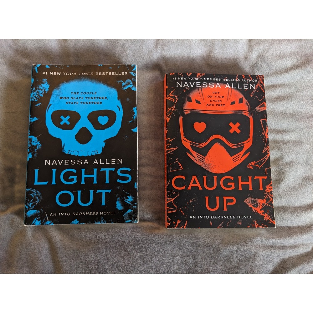 Navessa Allen Into Darkness Series Lights Out Caught Up 2 Book Dark Romance Set